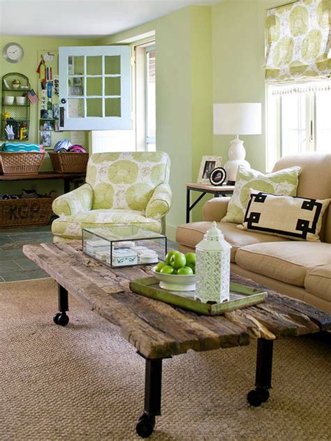 A country living room decor does not necessarily need to include earthy tones. 25 Green Living Room Design Ideas - Decoration Love