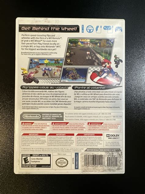 Mario Kart Wii Nintendo 2008 DISC CLEANED TESTED CIB EBay