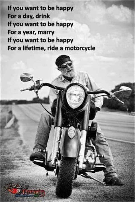 What about learning to ride it? If you want to be happy for a day, drink. if you want to ...
