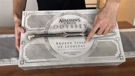 UNBOXING Broken Spear Of Leonidas Assassin S Creed Odyssey YouTube