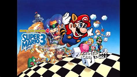 Gameplay Super Mario Advance 4 Super Mario Bros 3 For Gba Youtube