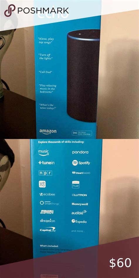 Amazon Echo Nd Generation Amazon Echo Amazon Alexa Voice