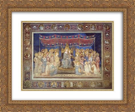 Simone Martini 2x Matted 24x20 Gold Ornate Framed Art Print Maesta