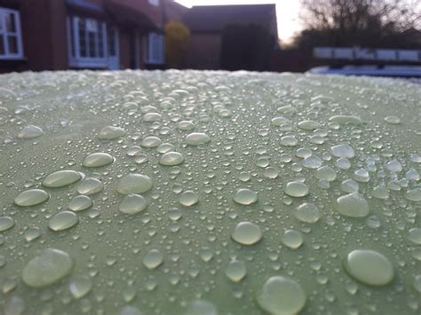 You Have To Love The Way Water Beads On A Freshly Waxed Car A Few Were