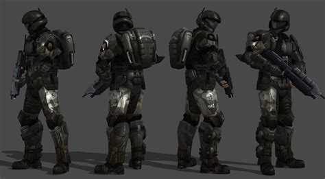 Wip Halo Odst Buck 3d Model By Shaunsarthouse On Deviantart Halo
