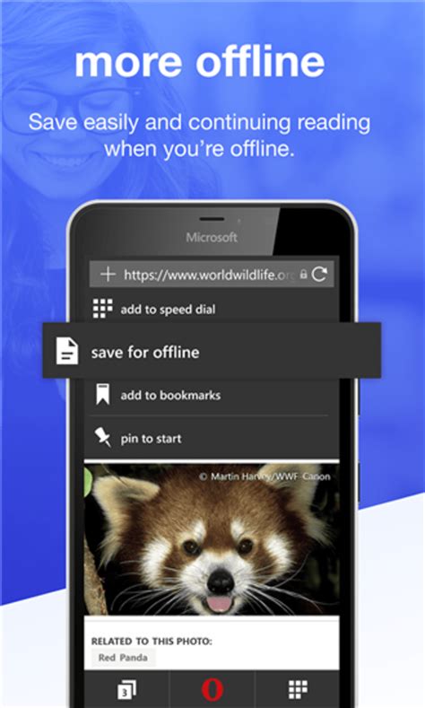 Opera is a safe browser that's both fast and rich in features. Opera Mini para Windows Phone - Download