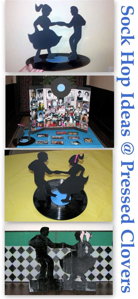And five record table toppers, 6 wide x 6 tall. Sock Hop party decorations, centerpieces, and ideas! Free ...