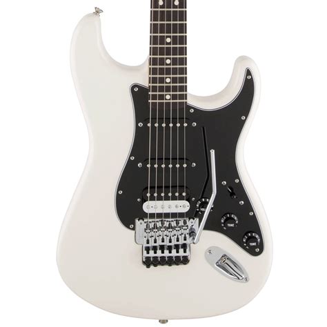 Disc Fender Standard Strat Hss Electric Guitar Floyd Rose White