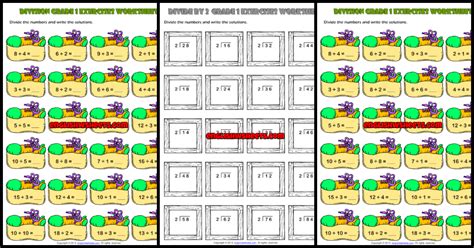 In above example 12 is called dividend, 3 is divisor and the answer 4 is called the quotient. Grade 1 Division Printable Maths Worksheets and Exercises