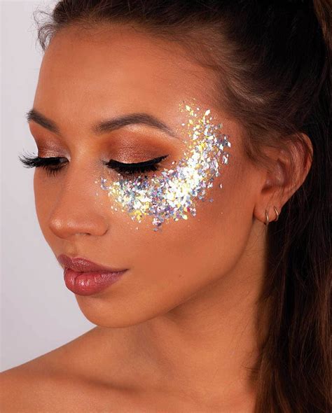 Glitter Festival Makeup Glitter Glitter Face Makeup Rave Makeup