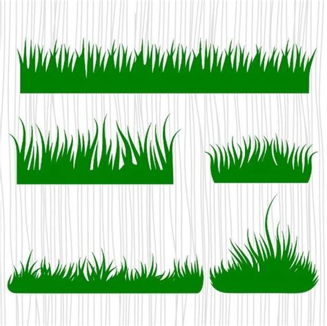 Beautiful Grass Border Svg For Outdoor Designs