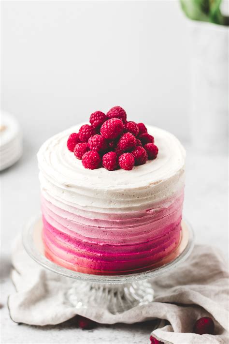 Raspberry Vanilla Layer Cake Recipe Raspberry Cake Savoury Cake Vanilla Cake