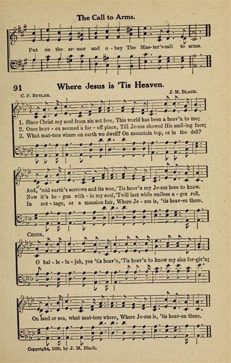 The Tabernacle Hymns 91 Since Christ My Soul From Sin Set Free