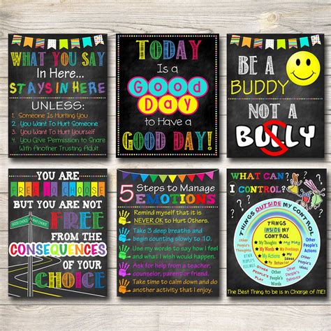 School Counselor Posters School Psychologist By Tidyladyprintables