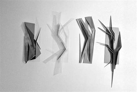 A Series Of Conceptual Abstraction Models Exploring Movement Materials