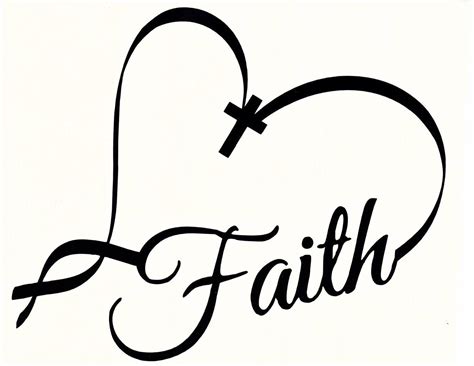 Faith Decal In 2021 Faith Decal Faith Tattoo Body Art Tattoos