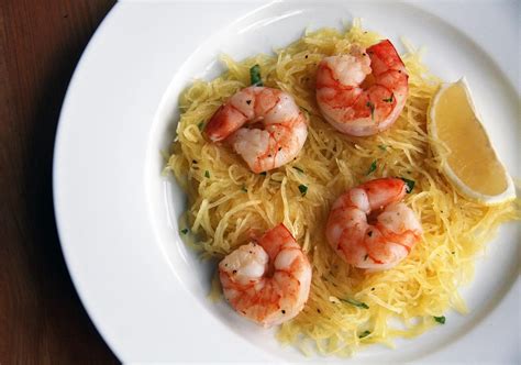 Shrimp Scampi Spaghetti Squash Recipes Tasty Low Carb Shrimp Scampi