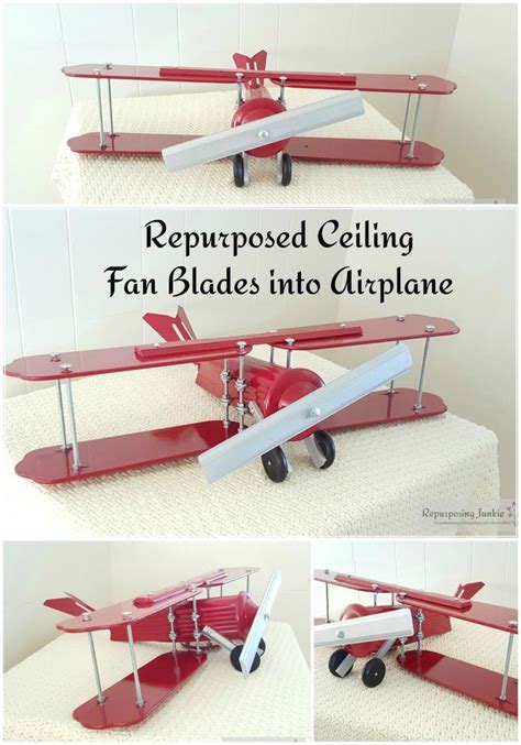25 Recycled Junk Built Into Decorative Airplane By Repurposing Junkie