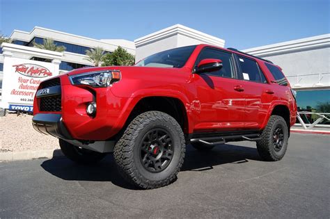 2017 Toyota 4runner Trail Red W Trd Pro Aftermarket Upgrades