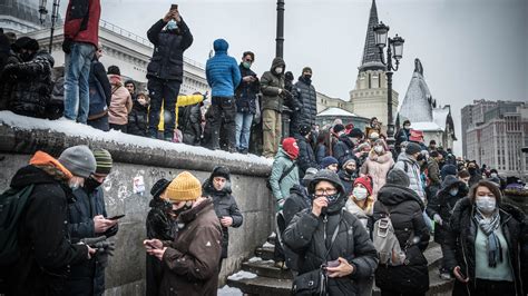 Navalny Protests In Russia Face Heavy Policing The New York Times