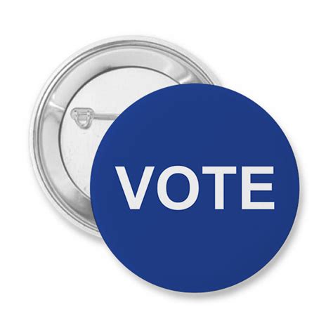 Blue Vote Button