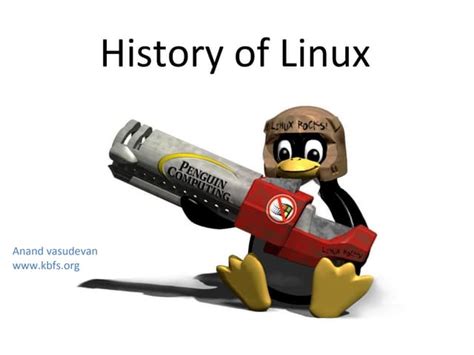 History Of Linux Ppt