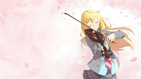 Anime Anime Girls Blonde Shigatsu Wa Kimi No Uso School Uniform