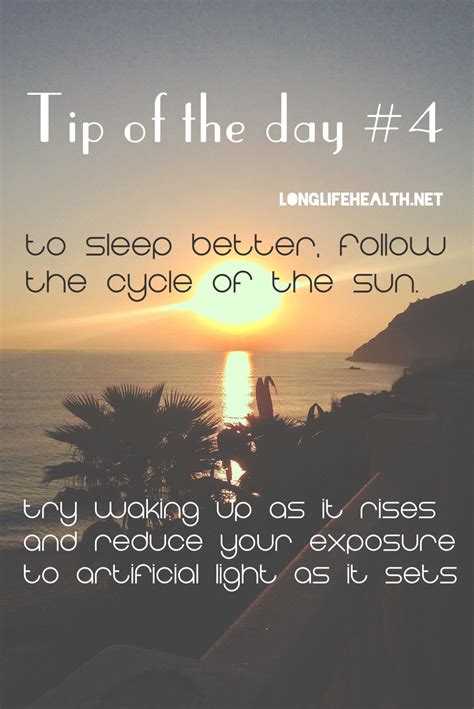 Pin By Long Life Health On Tips Better Sleep Tip Of The Day Tips
