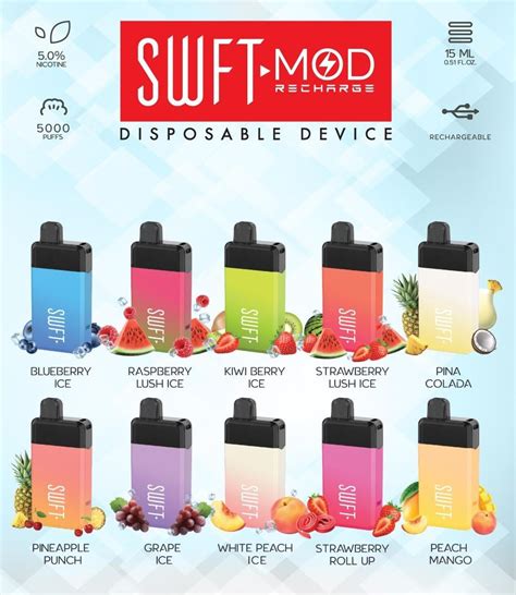 Swft Vape Mod Disposable Vape Kit 5000 Puffs Buy 15ml Vapesourcing