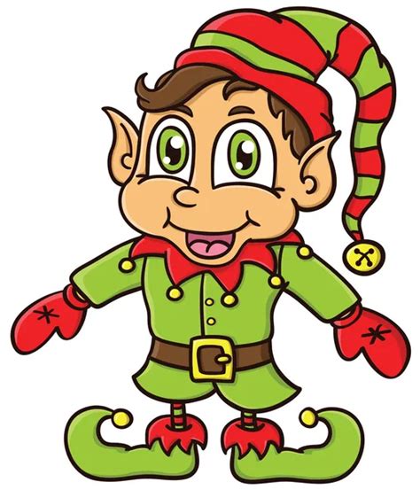 Elfos De Navidad Vector Gráfico Vectorial © Memoangeles Imagen 15628615