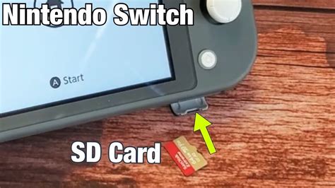 How to insert micro sd card into switch. Nintendo Switch: How to Insert SD Card & Format - YouTube