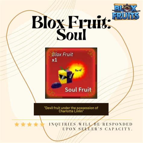 Soul Blox Fruits read Description - Etsy