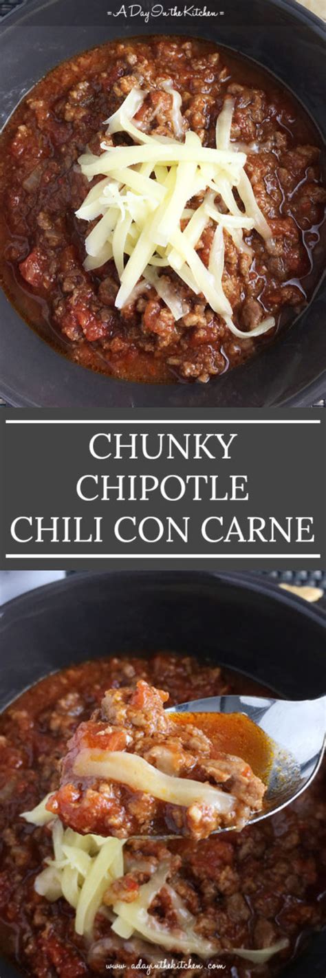 Chunky Chipotle Chili Con Carne A Day In The Kitchen