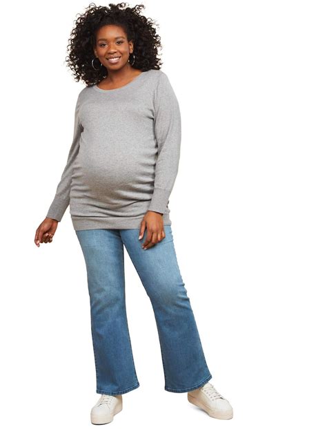 Maternity Shops Motherhood Maternity Womens Indigo Blue Plus Size Stretch Secret Fit Belly