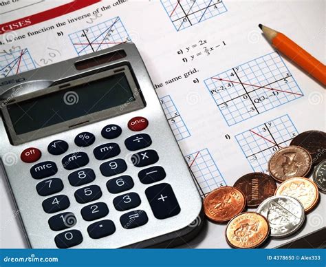 Money Calculations And Math Stock Photo Image Of Money Calculator