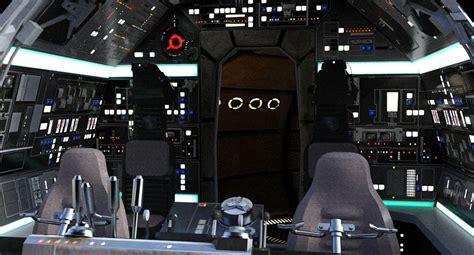 Millennium Falcon Cockpit Interior Freebie By Dazinbane On Deviantart