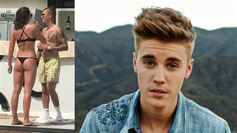 Justin Bieber Spotted Hanging Around With A Bikini Clad Mystery Girl In Dubai View Pics