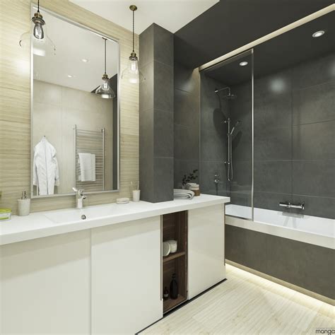 Modern Small Bathroom Designs Combined With Variety Of Tile Backsplash Decor Looks So Modern