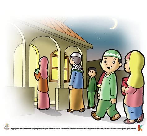 39+ Gambar Mewarnai Pergi Ke Masjid, Tergokil!