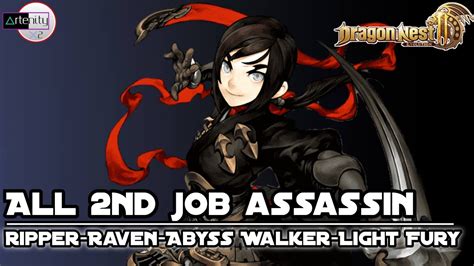 All Assassin Classes Nd Job Dragon Nest Evolution All Skill