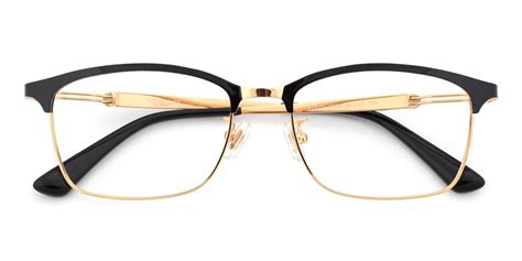osmond browline eyeglasses in gold sllac