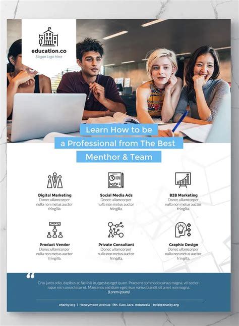 Education And Courses Flyer Template By Slidehack On Envato Elements