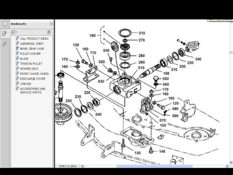Kubota Rck Mower Parts Manuals For Rck60 24b Rck60 27b For Sale