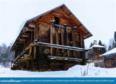 Antique Wooden Industrial Architecture Stock Image Image Of Century