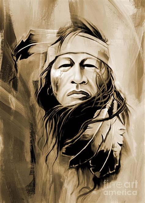 Native American Art Kk02a Painting By Gull G Fine Art America