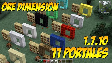 Download a forge compatible mod from url download, or anywhere else! MINECRAFT 1.7.10 | Mod Ore Dimension - YouTube
