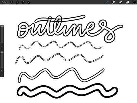Outline Pack Outline Brushes For Photoshop Design Cuts