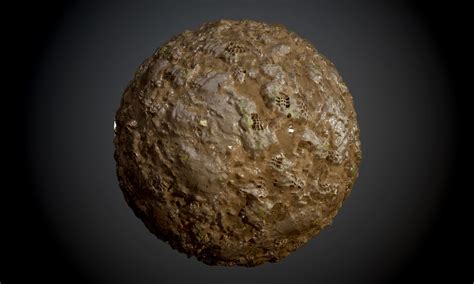 3d Muddy Wet Stones Footprint Ground Seamless Pbr Texture