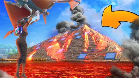 Loot Lake Volcano Gamemode Fortnite Custom Game Youtube