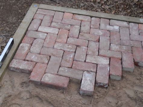 Herringbone Brick Walk